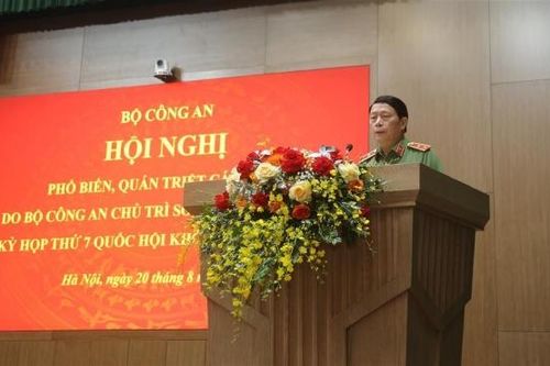 Quán triệt những điểm mới của các luật do Bộ Công an chủ trì soạn thảo được Quốc hội thông qua