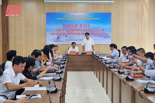 Họp báo về các hoạt động Kỷ niệm 70 năm đón tiếp đồng bào, cán bộ, chiến sĩ và học sinh miền Nam tập kết ra Bắc