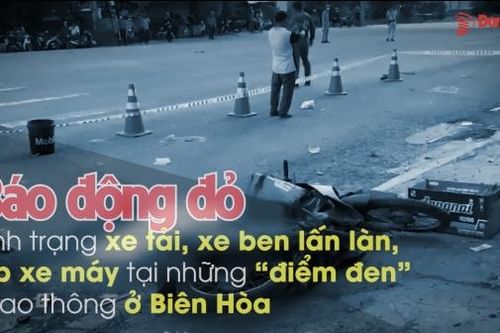 Báo động đỏ tình trạng xe tải, xe ben lấn làn, ép xe máy tại những 'điểm đen' giao thông ở Biên Hòa
