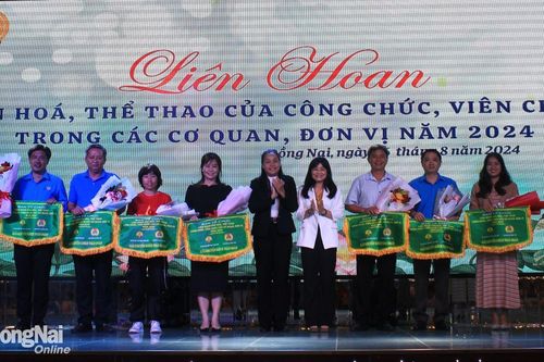 Trao 47 giải Liên hoan Văn hóa, thể thao của công chức, viên chức năm 2024