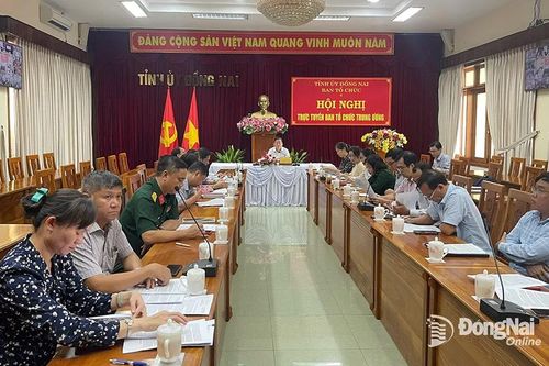 Hội nghị trực tuyến góp ý dự thảo Đề án bổ sung, sửa đổi Quy chế bầu cử trong Đảng
