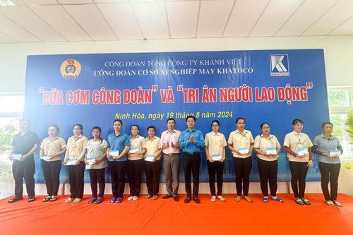 Ấm lòng người lao động tại Xí nghiệp May Khatoco
