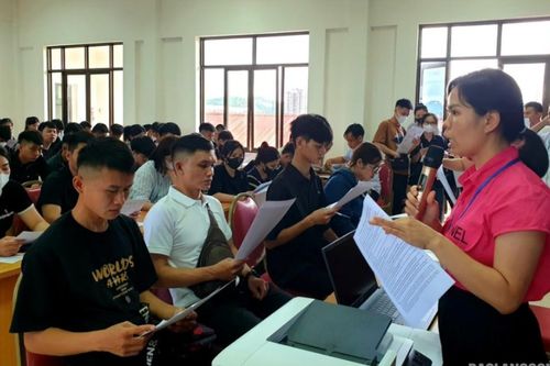 153 người lao động được hướng dẫn hoàn thiện hồ sơ dự tuyển chương trình EPS ngành sản xuất chế tạo và xây dựng
