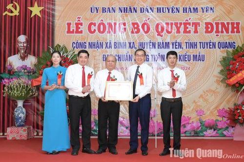 Xã Bình Xa đạt chuẩn nông thôn mới kiểu mẫu về giáo dục