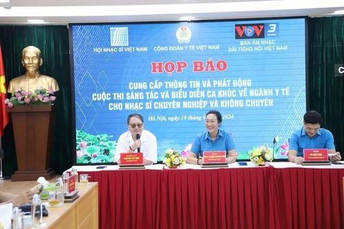 Khởi động cuộc thi sáng tác ca khúc tôn vinh ngành y