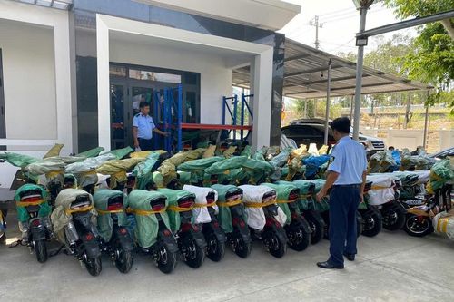 QLTT Phú Yên tạm giữ lượng lớn xe đạp điện không không rõ nguồn gốc xuất xứ