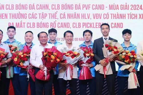 CLB Bóng đá Công an Hà Nội tổ chức lễ xuất quân mùa giải 2024-2025