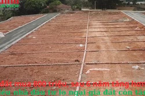 Lô đất mua 800 triệu, sau 6 năm tăng hơn 4 tỉ đồng, nhiều nhà đầu tư lo ngại giá đất còn tăng