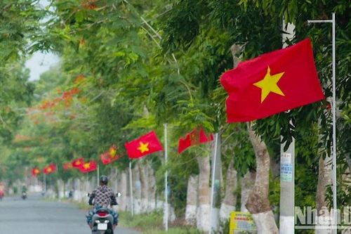 Đường cờ Tổ quốc tại Bạc Liêu