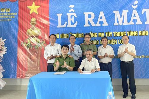 Ra mắt mô hình đầu tiên về Phòng chống ma túy trong vùng giáo dân