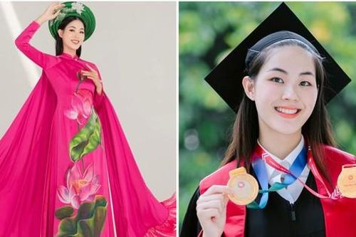Á hậu 2 Cuộc thi Hoa hậu Áo dài Việt Nam 2022 tốt nghiệp Trường Đại học Ngoại thương với tấm bằng Giỏi