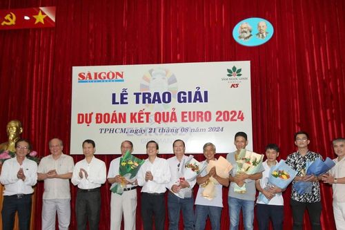 Báo Sài Gòn Giải Phóng trao giải 'Dự đoán kết quả bóng đá Euro 2024'