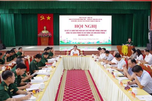 Nâng cao hiệu quả công tác phối hợp trong lãnh đạo công tác biên phòng và xây dựng các đồn Biên phòng trên địa bàn tỉnh Bà Rịa - Vũng Tàu
