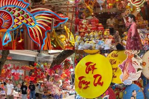 Sắc màu Trung thu tràn ngập phố Hàng Mã