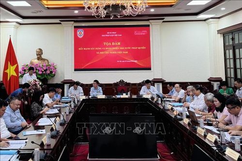 Tọa đàm 'Đẩy mạnh xây dựng và hoàn thiện Nhà nước pháp quyền XHCN Việt Nam'