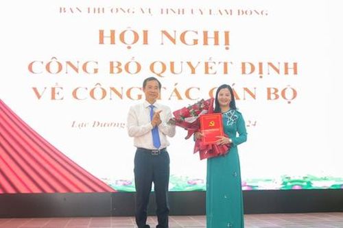 Lâm Đồng: Chỉ định nữ Bí thư Huyện ủy Lạc Dương
