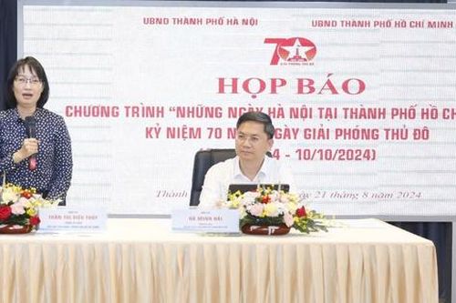 Tôn vinh di sản văn hóa Thủ đô Hà Nội tại thành phố Hồ Chí Minh