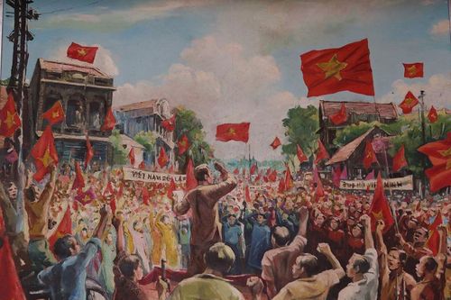 Trong bừng bừng ánh lửa...