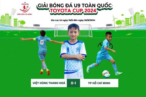 U9 Việt Hùng Thanh Hóa dừng bước tại tứ kết giải Bóng đá U9 toàn quốc 2024
