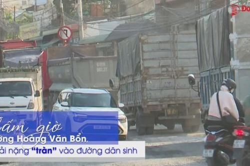 Cấm giờ đường Hoàng Văn Bổn, xe tải nặng 'tràn' vào đường dân sinh