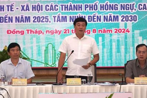 Sơ kết thực hiện các Nghị quyết, Kết luận về phát triển kinh tế - xã hội các thành phố Hồng Ngự, Cao Lãnh, Sa Đéc
