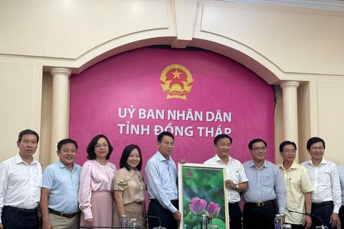 Đoàn công tác tỉnh Khánh Hòa làm việc tại tỉnh Đồng Tháp về phát triển du lịch cộng đồng và công tác phát thanh, truyền hình
