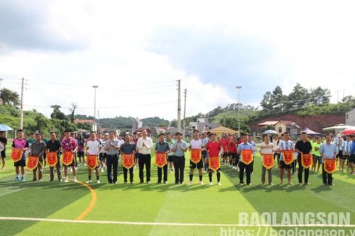 Đình Lập: Khai mạc giải bóng đá năm 2024