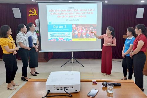 Nâng cao năng lực cho cán bộ triển khai dự án hỗ trợ đồng bào vùng dân tộc thiểu số và miền núi