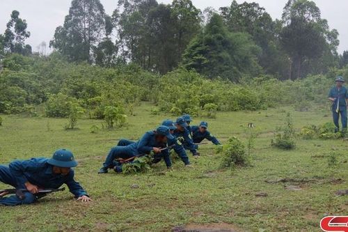 Sẵn sàng cho cuộc diễn tập khu vực phòng thủ huyện