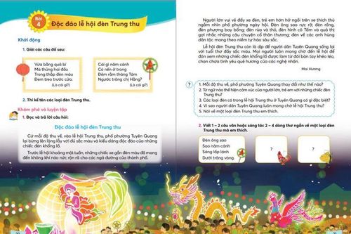 Mô hình Trung thu của Tuyên Quang được đưa vào sách giáo khoa