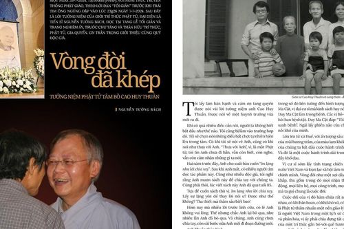 Vòng đời đã khép - Tưởng niệm Phật tử Tâm Bồ Cao Huy Thuần