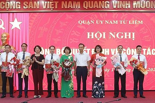 Hà Nội: Điều động, bổ nhiệm cán bộ tại quận Nam Từ Liêm
