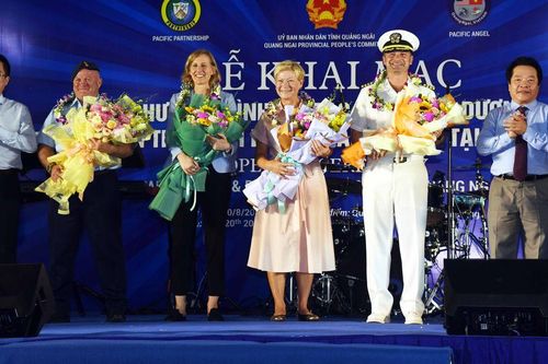 Khai mạc Chương trình đối tác Thái Bình Dương và Thiên thần Thái Bình Dương năm 2024 tại tỉnh Quảng Ngãi