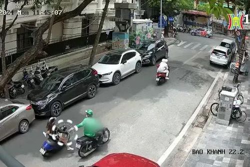 Truy bắt được kẻ cướp giật trên đường nhờ camera công cộng