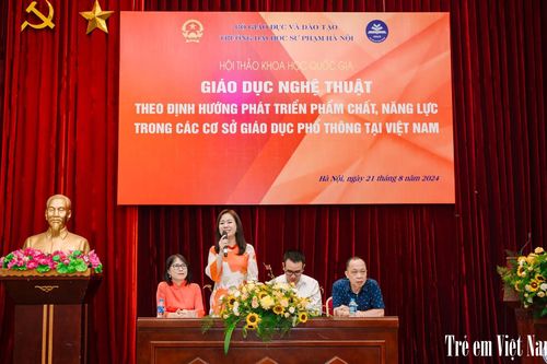 Hội thảo khoa học quốc gia 'Giáo dục nghệ thuật theo định hướng phát triển phẩm chất, năng lực trong các cơ sở giáo dục phổ thông tại Việt Nam'