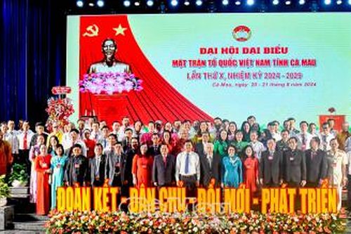 Ông Lê Thanh Triều giữ chức Chủ tịch Ủy ban MTTQ Việt Nam tỉnh Cà Mau khóa X