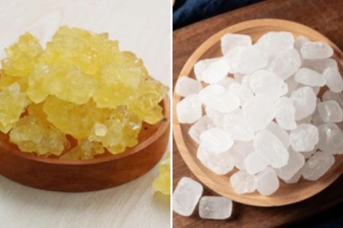 Mua đường phèn nên chọn loại màu vàng hay màu trắng?