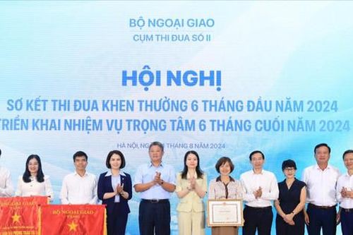 Cụm Thi đua số II - Bộ Ngoại giao triển khai hiệu quả nhiệm vụ công tác 6 tháng đầu năm