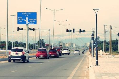 Cận cảnh đại lộ rộng nhất xứ Nghệ, đi từ TP Vinh đến Cửa Lò chỉ mất 15 phút
