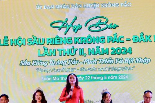 Đắk Lắk: Huyện Krông Pắc sẽ đấu giá 2 quả sầu riêng Ri6 và Dona tại Lễ hội sầu riêng