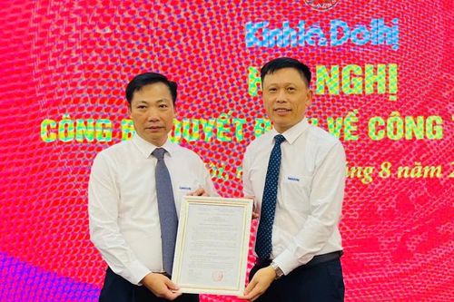 Bổ nhiệm lại chức vụ Phó Tổng Biên tập Báo Kinh tế & Đô thị với ông Nguyễn Anh Đức