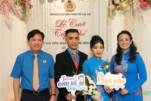 Lễ cưới tập thể cho các cặp đôi tại Cần Thơ