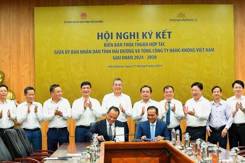 Vietnam Airlines 'bắt tay' tỉnh Hải Dương xúc tiến thương mại