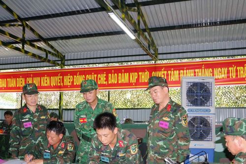 Thị xã Hoàng Mai hoàn thành xuất sắc nhiệm vụ diễn tập khu vực phòng thủ năm 2024