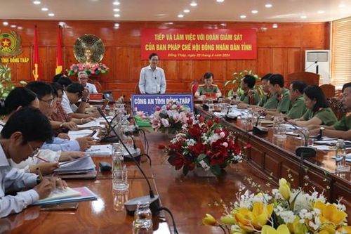 Giám sát kết quả thực hiện Đề án điều động Công an chính quy đảm nhiệm các chức danh Công an xã, thị trấn trên địa bàn tỉnh