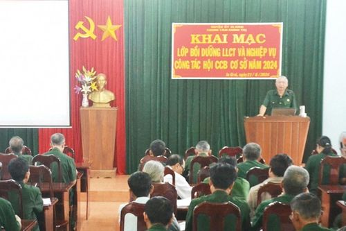 Ia Grai: Hơn 70 cán bộ được bồi dưỡng nghiệp vụ công tác Hội cựu chiến binh