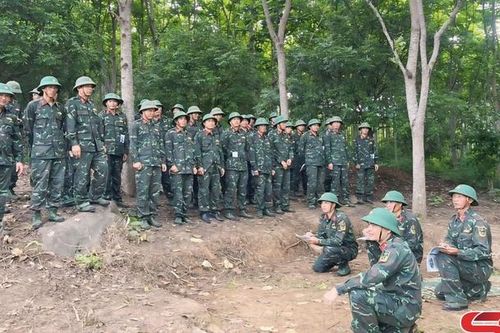 Chú trọng huấn luyện lực lượng dự bị động viên