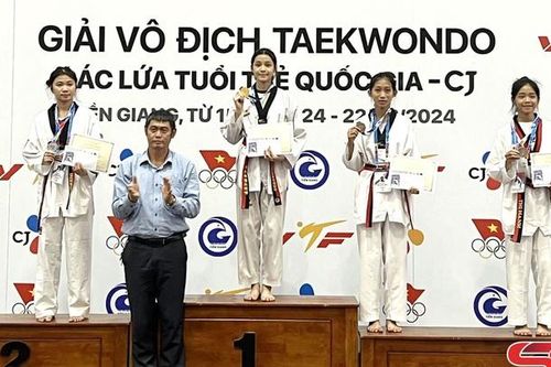 Sơn La giành 9 huy chương tại Giải vô địch teakwondo các lứa tuổi trẻ Quốc gia 2024