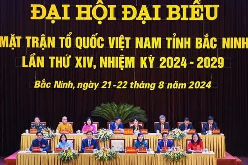Đại hội Đại biểu Mặt trận Tổ quốc Việt Nam tỉnh Bắc Ninh lần thứ XIV: Khẳng định tinh thần đoàn kết, đổi mới và phát triển