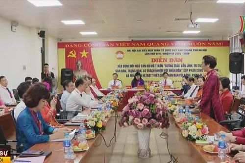 Xây dựng đội ngũ cán bộ Mặt trận Hà Nội gần dân